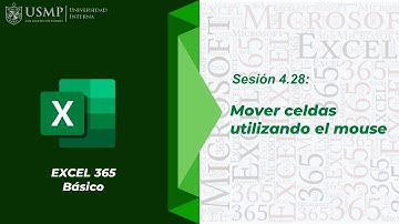 Excel 365 : Sesión 4.28 - Mover celdas utilizando el mouse