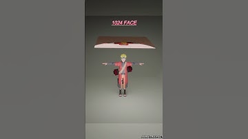 Naruto vs Falling Cloth | Cloth Simulation with Different Faces | Blender Physics #asmr #youtube