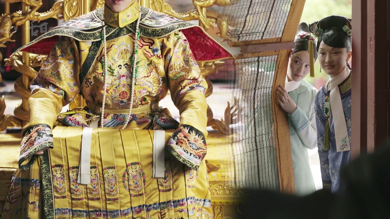 如懿偷偷偷看西洋画师画龙袍，下一秒看清龙袍上的皇帝人脸，瞬间大惊失色！