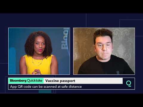 V-Health Passport on Bloomberg Quicktake