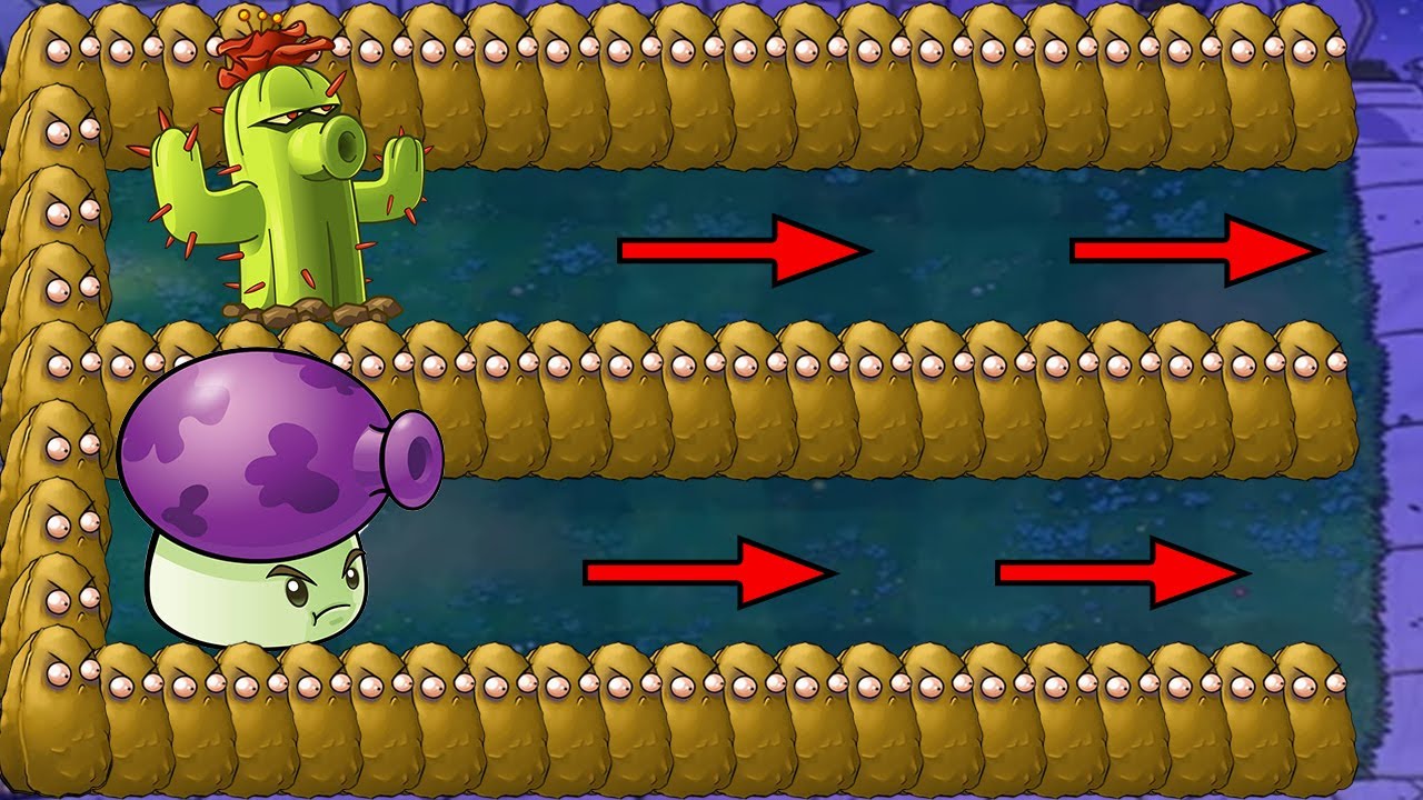 99 Fume Shroom Vs 99 Cactus Vs Giga Gargantuar Vs Dr. Zomboss - Plants ...