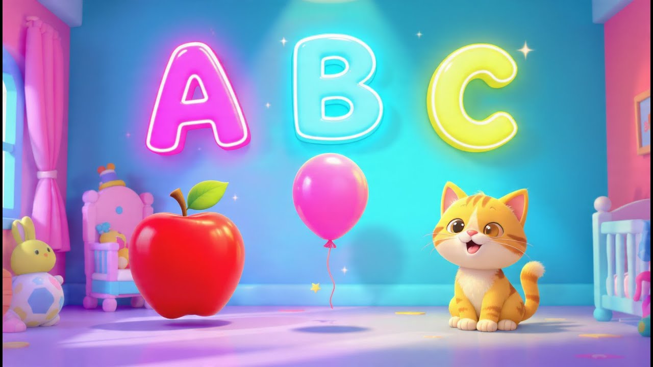 ABC Alphabet Song for Kids | A for Apple B for Balloon C for Cat | Preschool Learning Video