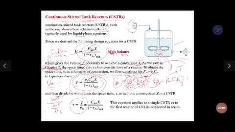 Lecture 8 - Part 1 - Reactor Design