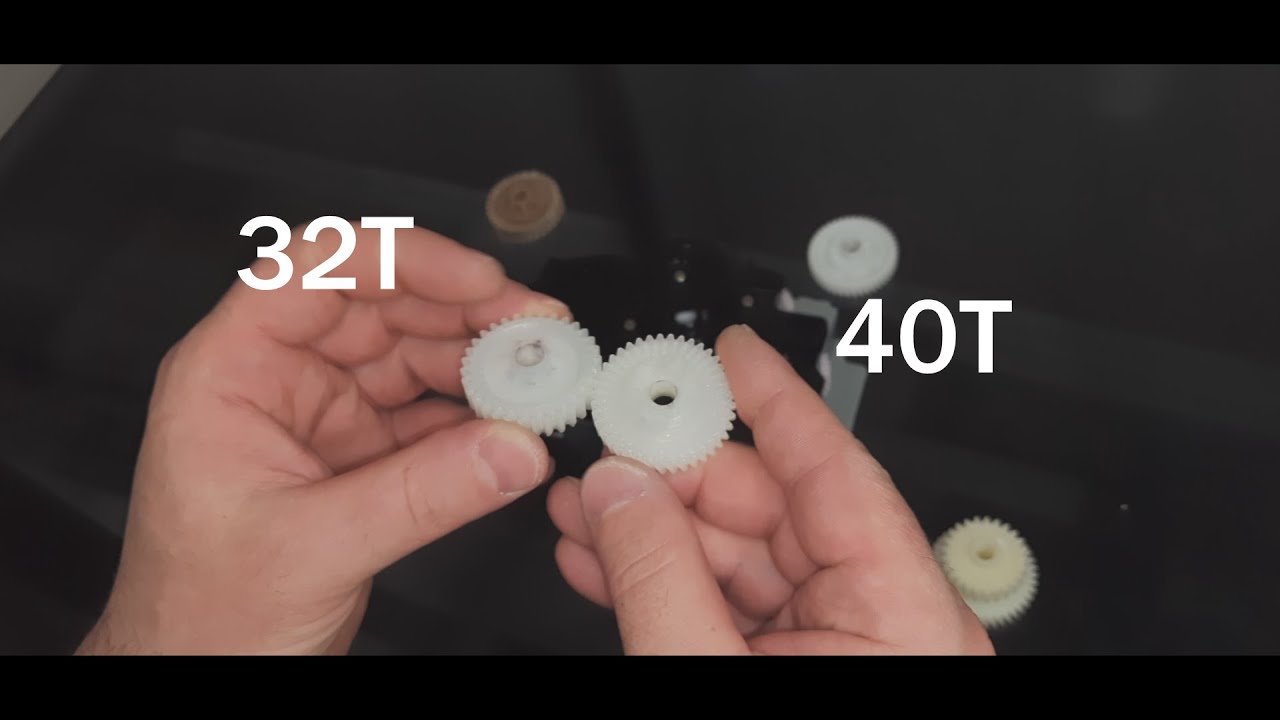 KYOCERA Шестерни редуктора 32T (Z32S), 40T (Z40L) 302RV94020 - YouTube