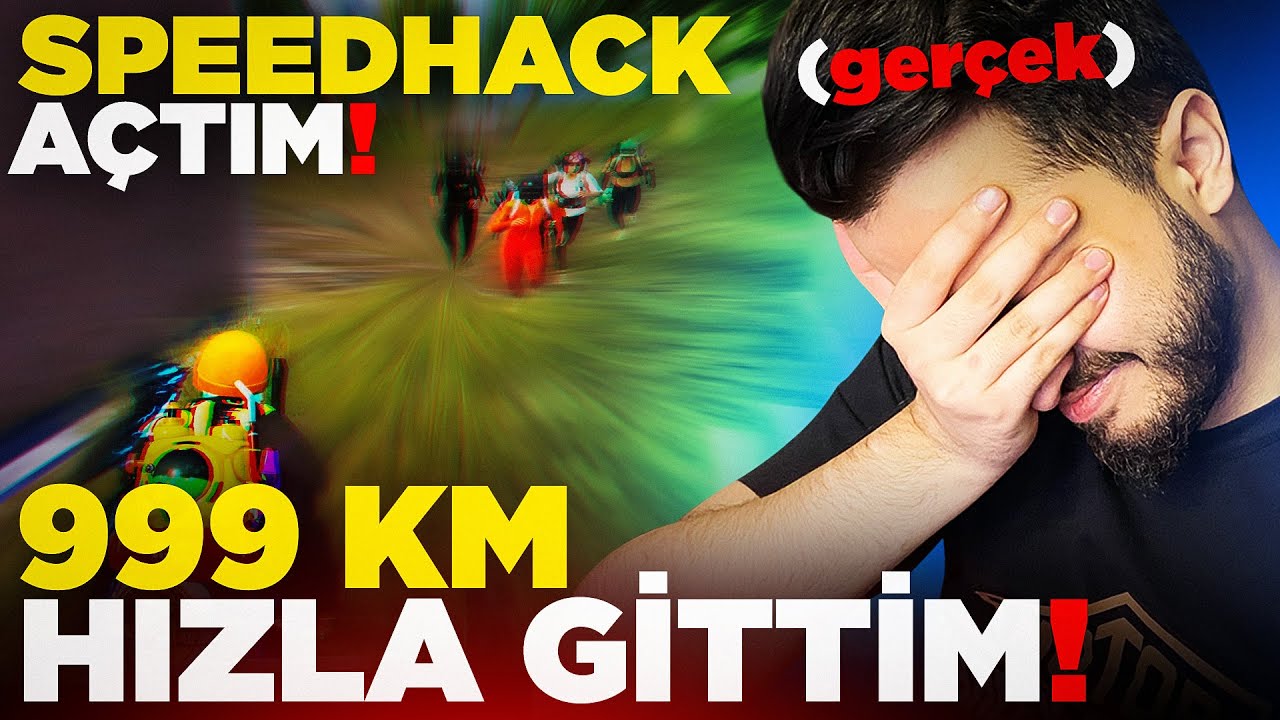 BU KEZ BEN HİLE AÇTIM! 999 KM HIZLA KOŞTUM! PUBG Mobile