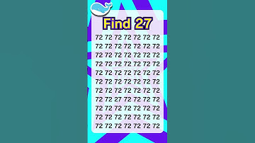 Check observation skill 233: only 7% people can find the number in 5 sec #shorts #spotthedifference