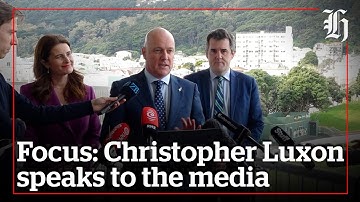 National Party leader Christopher Luxon speaks to the media  | nzherald.co.nz