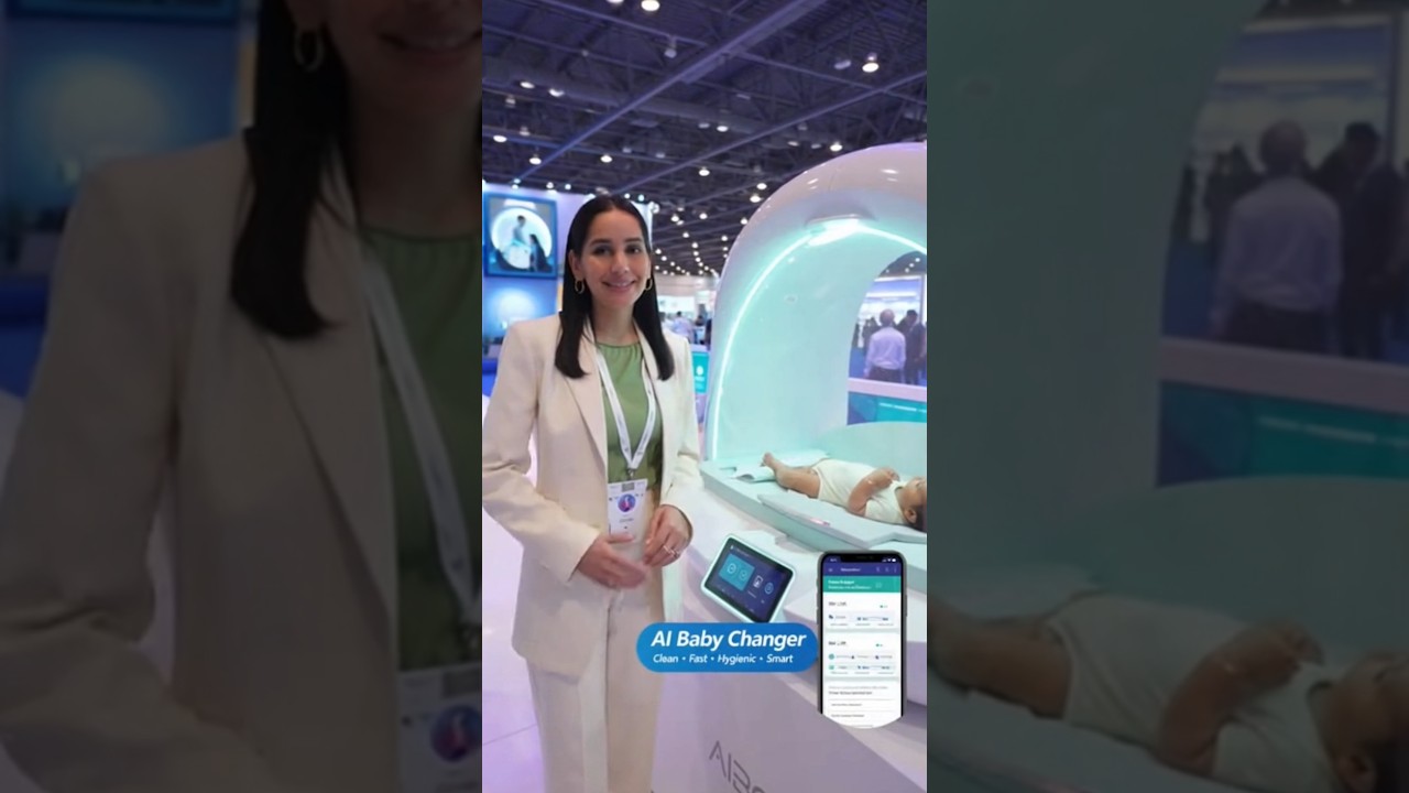 Этот ИИ автоматически меняет подгузники младенцам 🤯 | Выставка Dubai Expo