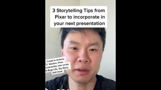 Use these 3 storytelling tips from Pixar in your next presentation.