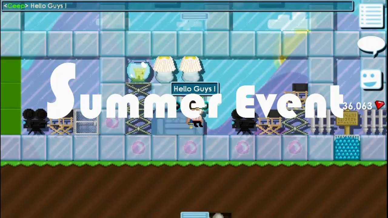 Growtopia Summer Hunting Treasure Chest Using 1 Super Firework