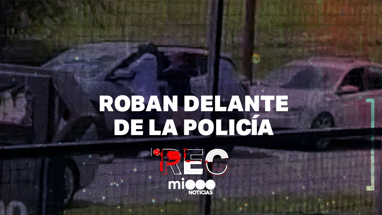 ROBAN DELANTE DE LA POLICÍA - ASALTO A NIETO Y ABUELO - #REC