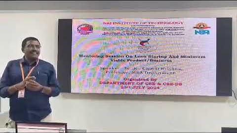 Lean Start up and Minimum Viable Product Business  Boot Camp or Mentoring Session 2023-24