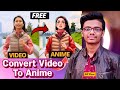 How to Convert Normal Video to Anime 😳| Video to Cartoon Converter AI