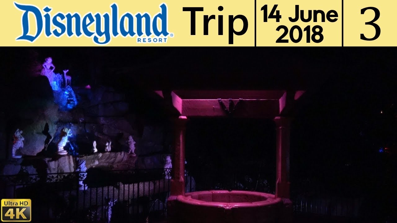 (4K) The Double Nighttime Spectacular in Each Park! | DISNEYLAND Vlog | 14 June 2018 | Part 3