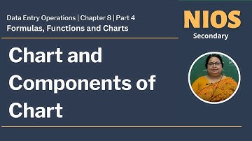 NIOS Secondary - Data Entry Operations - Chapter 8 - Formulas, Functions and Charts