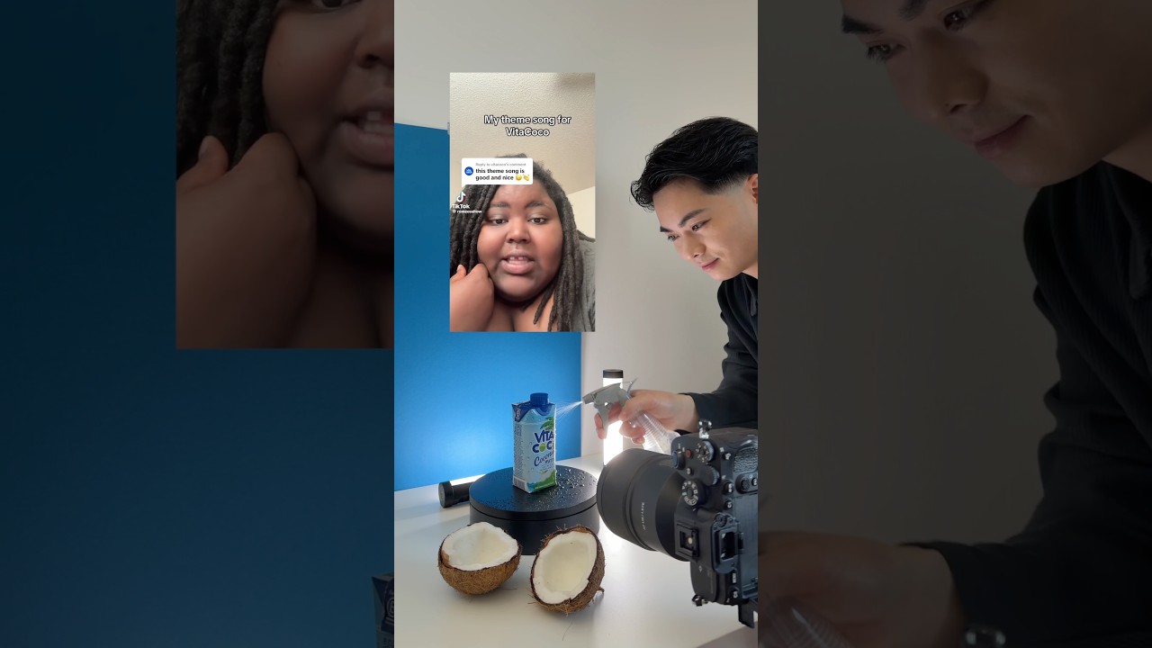 Я снял рекламный ролик для новой заглавной песни @vitacoco от Ромео🎥🥥 