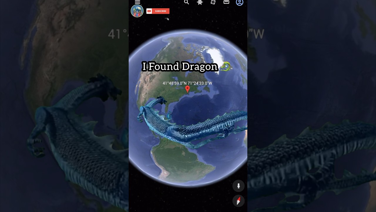 Dragon 🐉 Found On Google Earth 