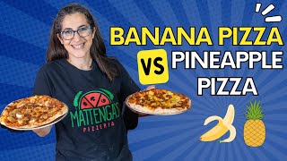 This or That Challenge: Banana Pizza vs Pineapple Pizza