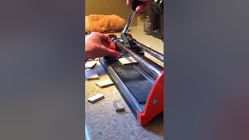 How to Cut a Long, Thin tile without Snapping It