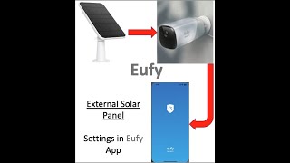 كاميرا المراقبة Eufy: إعدادات تطبيق الألواح الشمسية screenshot 2