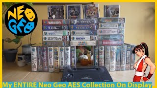 Game Room Tour of My Neo Geo AES Collection! 18 Years of SNK Arcade Retro Game Collecting!