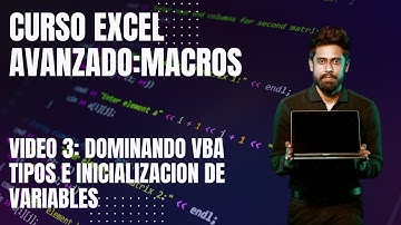 "Dominando Excel VBA: Tipos e Iniciación de Variables"🚀📊💡😎