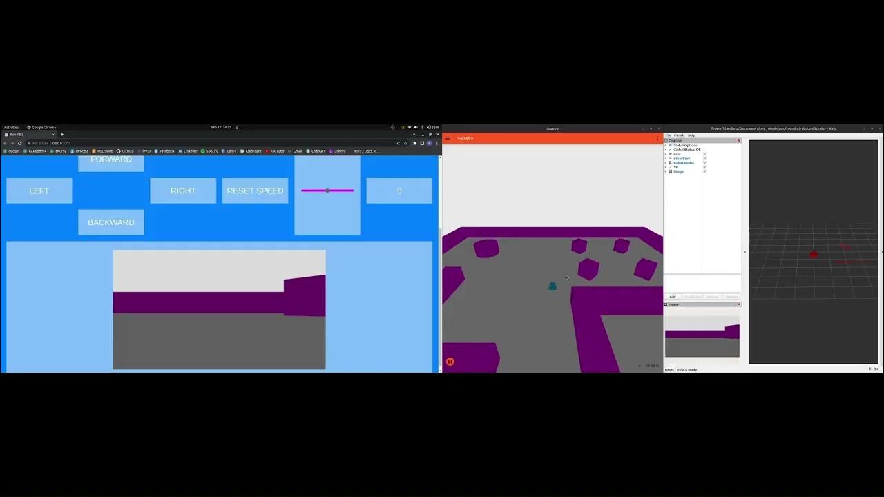 Differential drive mobile robot ROS2 Humble / Ignition Gazebo