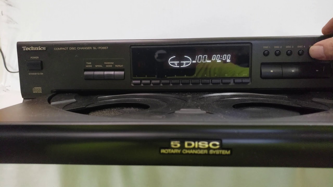 Technics SL PD667 Compact Disc Changer 5 Disc CD Player On eBay SOLD