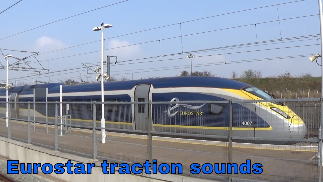 Eurostar e300 VS e320, traction motor sounds
