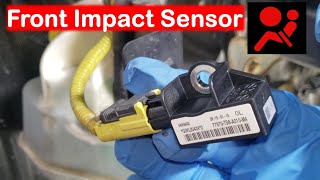 Cambiar Sensor De Impacto Frontal Despus De Accidente Right Front Impact Sensor After Crash 4211