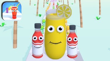 Juice Run All Levels Walkthrough Android IOS, New Running Games Gameplay Max Level