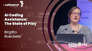 AI Coding Assistance:  The State of Play -  Birgitta Boeckeler  TechLead