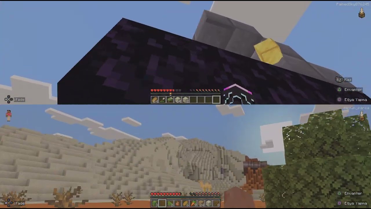 Minecraft oyunu bitirmeye çalıştık (Part 1)