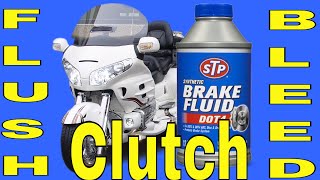 Honda Goldwing GL 1800 Clutch Master Cylinder Flush/  Bleed by JamieJones TheCarMan 11,057 views 2 years ago 7 minutes, 45 seconds