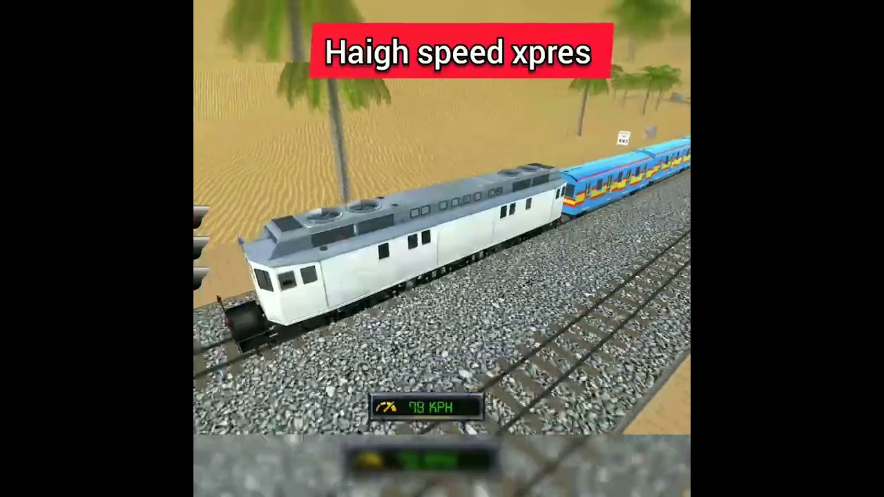 Haigh speed train semolater stetus rail gadi chhuk chhuk chhuk kid's game funny comedy video