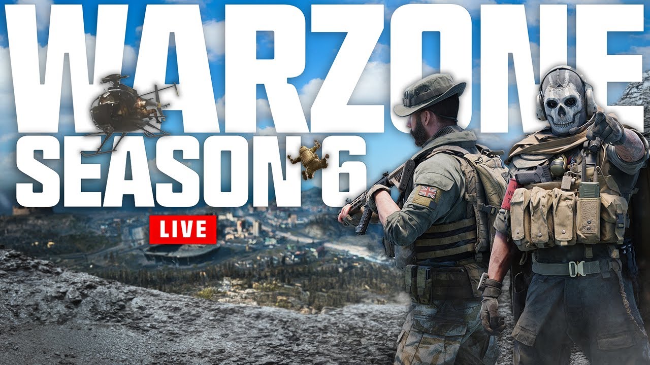 🔴LIVE - Warzone Season 6 - Monday Squad