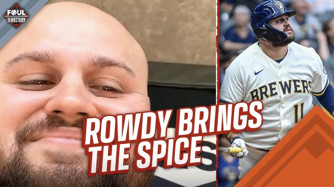 Rowdy Tellez says sh*t into a microphone while telling a story