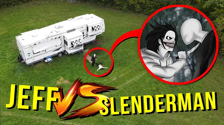 DRONE CATCHES JEFF THE KILLER AND SLENDERMAN AT AB...