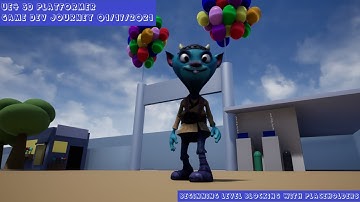 UE4 3D Platformer Game Dev Journey 01/17/21: Beginning Level Blocking with Placeholders