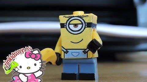 Lego MINIONS -  How to make Stuart the Minion from Minions and Despicable Me