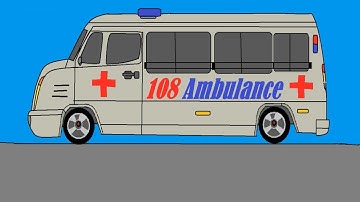 Ambulance drawing in MS paint |  How to Draw An Ambulance | Window Paint Drawing | Easy MS paint