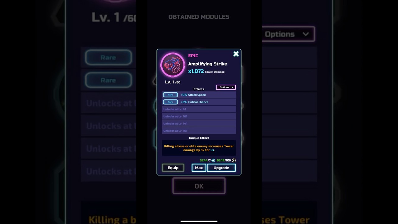 Spent an additional 4000 gems to get the new Canon Module! Amplifying Strike!