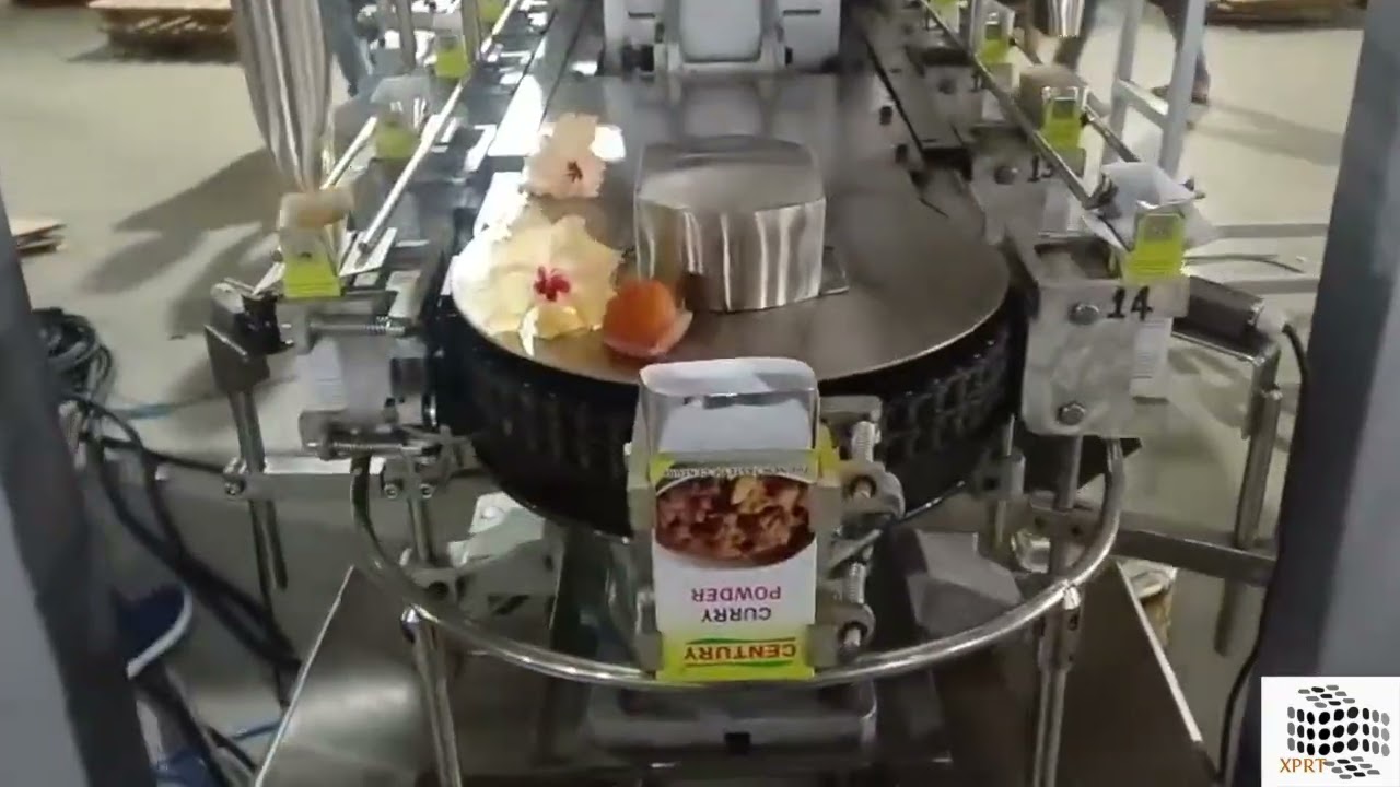 Twin Lane Lined Carton Spice Packing Machine