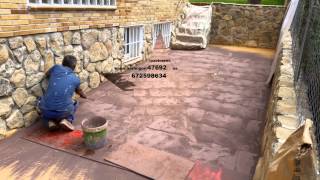 Trabajos Casas De Campo Hormigon Impreso Madrid Tel.672247692