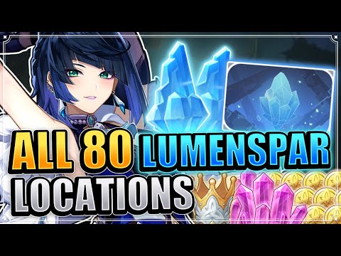 ALL 80 Lumenspar Locations (TIMESTAMPS + DETAILED GUIDE) Genshin Impact The Chasm Underground Mines