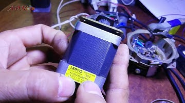 Cách chạy motor bước không cần Driver đơn giản.Có đảo chiều.