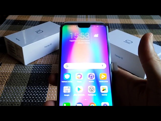 Huawei Honor 10 Global Version Unpacking from Gearbest