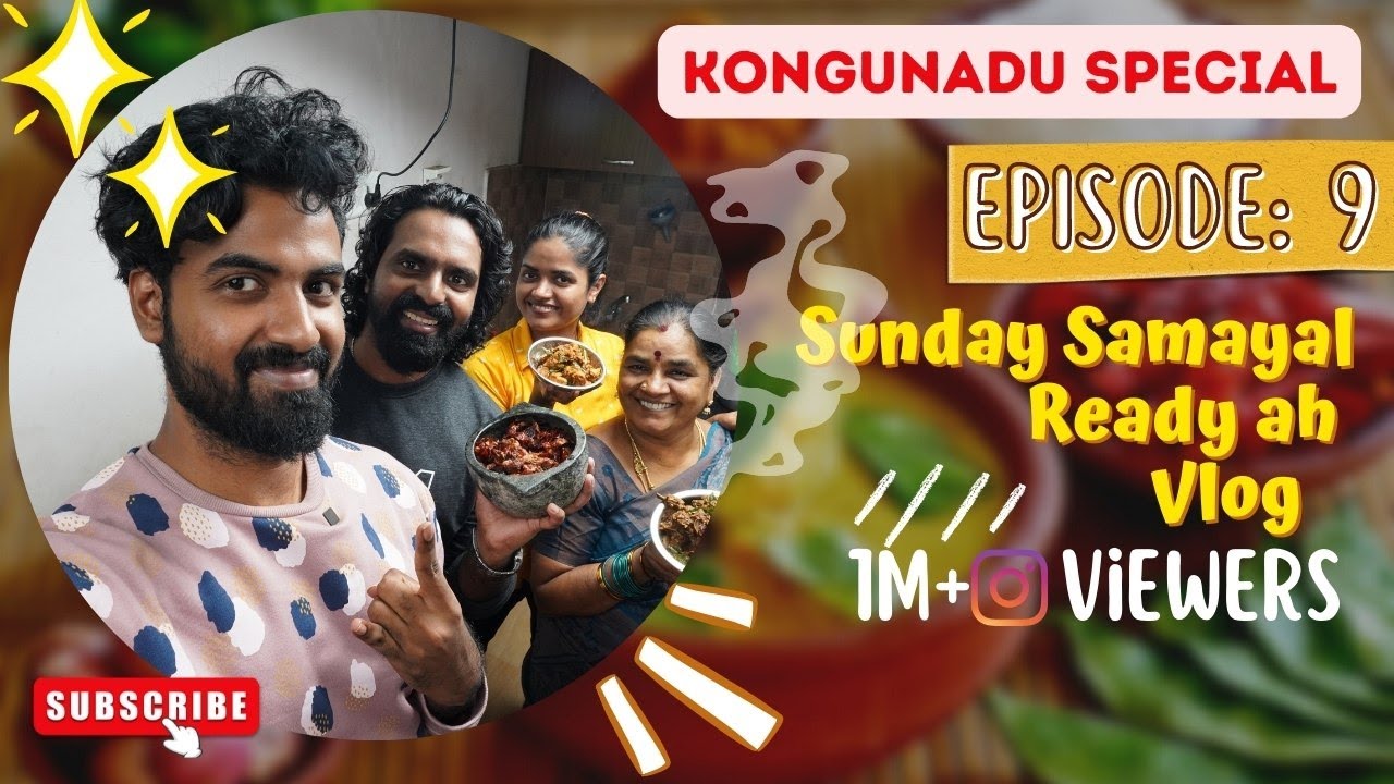 Sunday Samayal Ready ah Vlog | Kongu Nadu Special 😍 Ep:9 #sundaysamayal  #lattoskitchen  #gowtisowbi