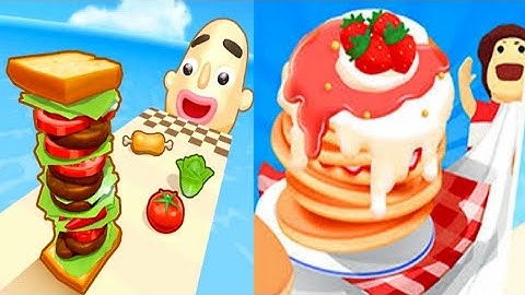 👌 Sandwich Runner 🥪 Pancake Run🥞All Levels Completed 👍 Android iOS Gameplay