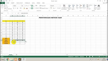 Perhitungan Metode SAW dengan Excel